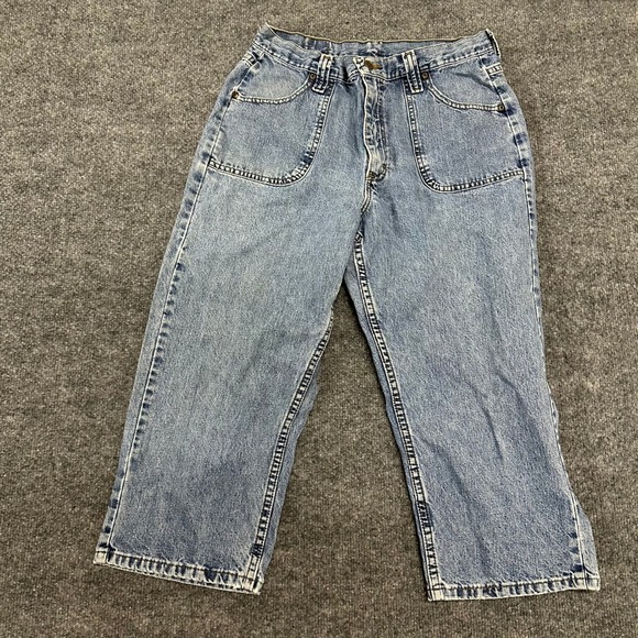 Route 66 Denim - Route 66 Jeans Womens Size 12 Blue Light Wash Relaxed Fit Straight Leg Denim